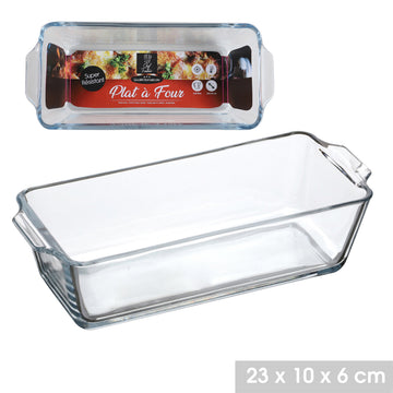 800ml Loaf Rectangle Glass Baking Dish