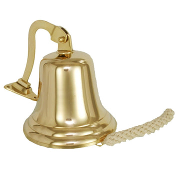 7.5cm Wall Mounted  Solid Brass Ship Bell with Bracket