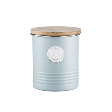 Typhoon Living Blue Stainless Steel Coffee Canister