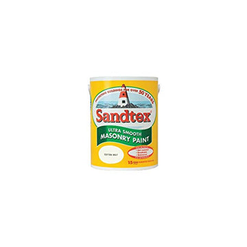 Sandtex Ultra Smooth Masonry Paint - 5L Cotton Belt