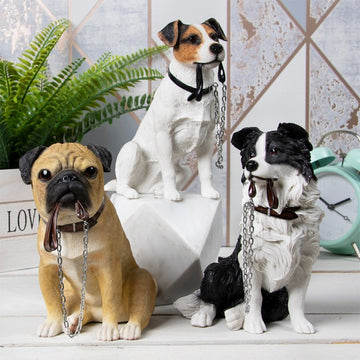 Walkies Jack Russell Dog Figurine