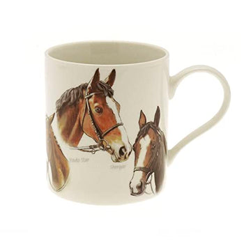 350ml Horses Fine China Ceramic Mug