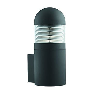 Bronx Black With Polycarbonate Diffuser Outdoor Wall Light