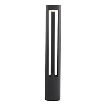 800mm Dark Grey LED Outdoor Post Light with Clear Diffuser