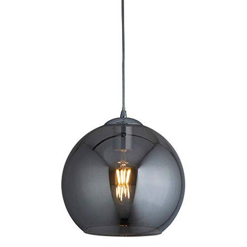 Balls 35 Smoked Glass Chrome Pendant Light