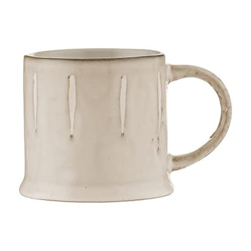 400ml Cream Stoneware Reactive Mug