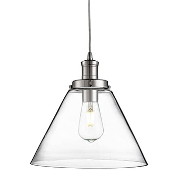 Pyramid Chrome Ceiling Pendant