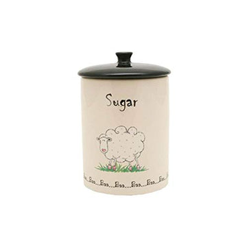 Ceramic Home Farm Sugar Jar Storage Canister