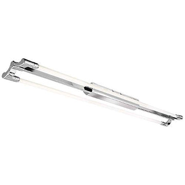 Searchlight Flush LED Twin Strip Light 2 X 18 Watt Chrome