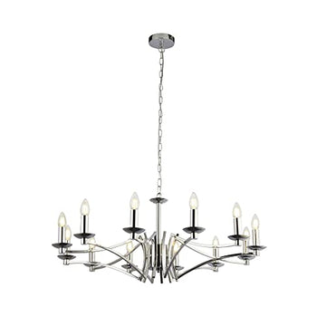 Ascot 12 Lights Chrome Pendant