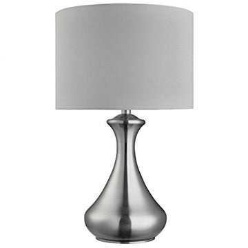 Satin Silver Touch Table Lamp
