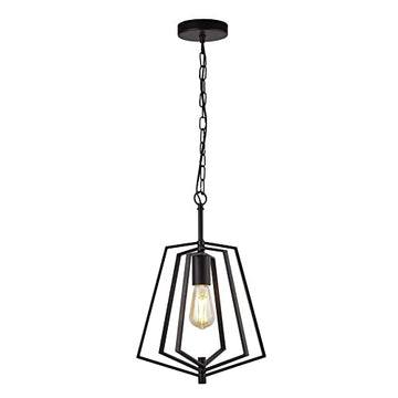 Slinky Matt Black Ceiling Pendant