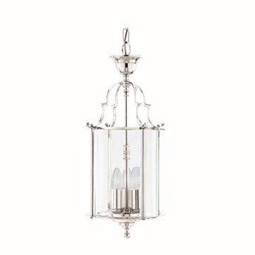 25cm 3 Light Chrome Georgian Ceiling Chandelier