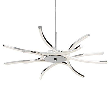 Bardot 6 Lights Chrome Arms Ceiling Pendant