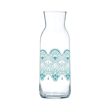 Typhoon 1.2L World Foods Ethnic Design Glass Water Carafe Jug