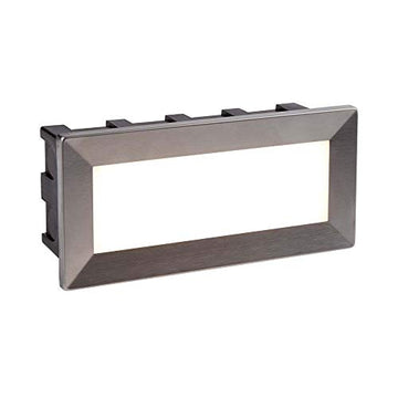 Ankle Rectangle Chrome Wall Light