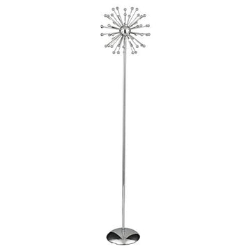 Cosmic 6 Light Polished Chrome Floor Lamp