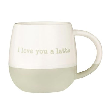 340ml Stoneware I Love You A Latte Coffee Mug