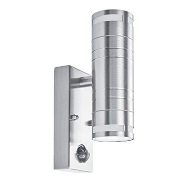 Metro 2 Light Stainless Steel LED Outdoor Motion Sensor Wall Light