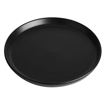 28cm Ceramic Boheme Matte Black Pizza Side Plate