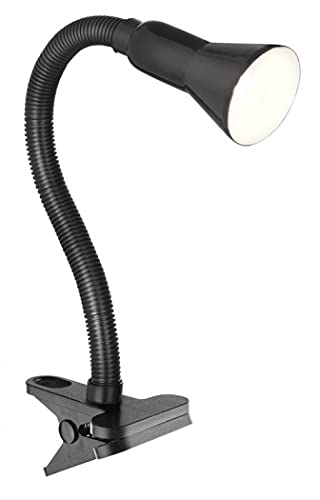Desk Partner Black Flexi Clip Table Lamp