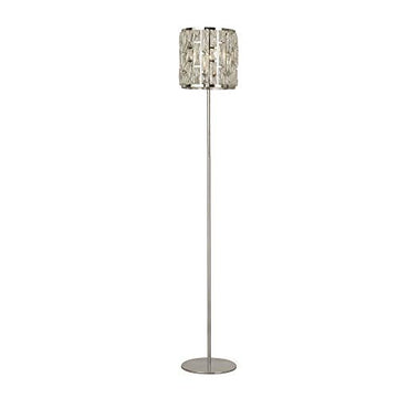 Bijou Chrome & Crystal Glass Floor Lamp