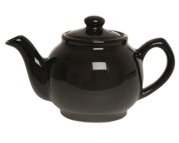 Price & Kensington 1.1L Gloss Black Porcelain 6 Cup Teapot