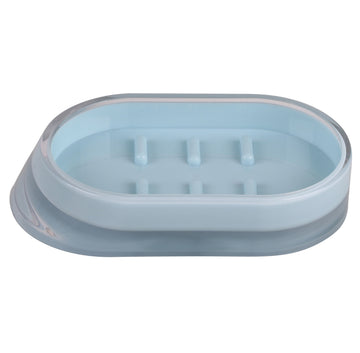 Blue Plastic Soap Dish