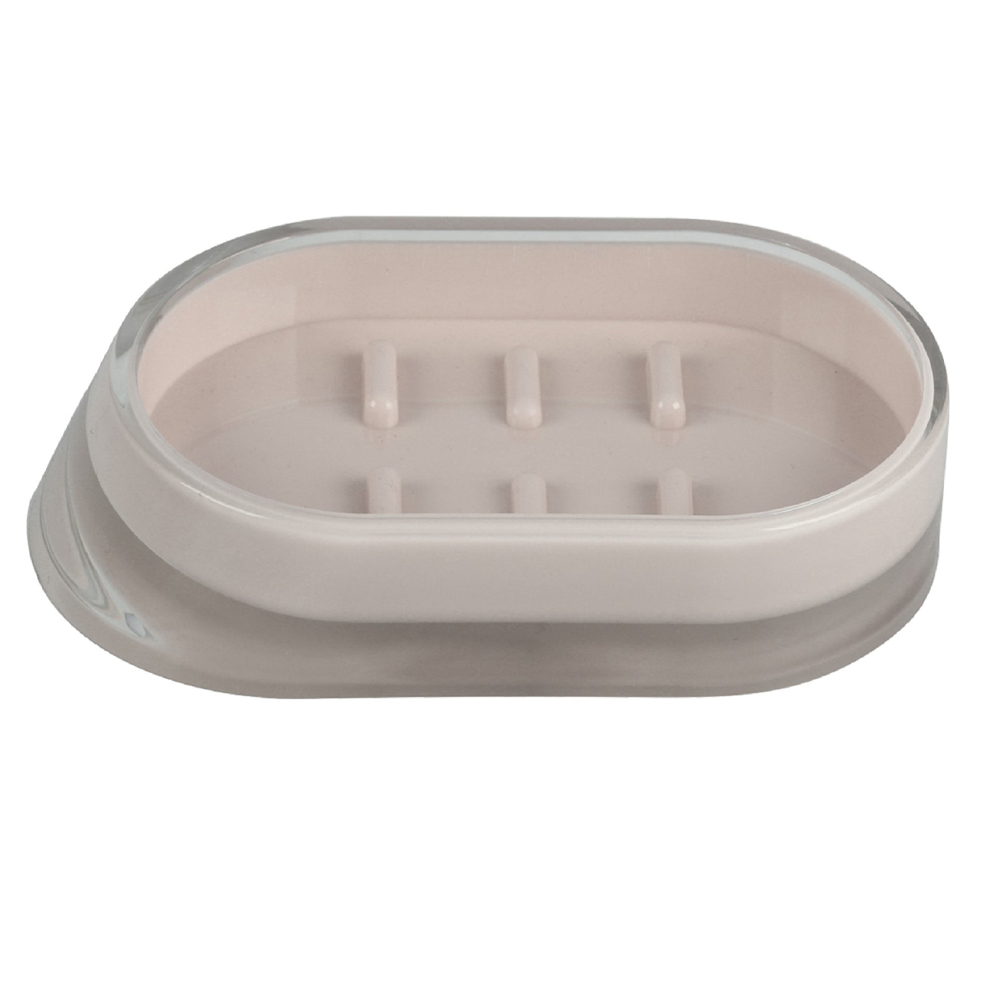 Grey Plastic Soap Dish
