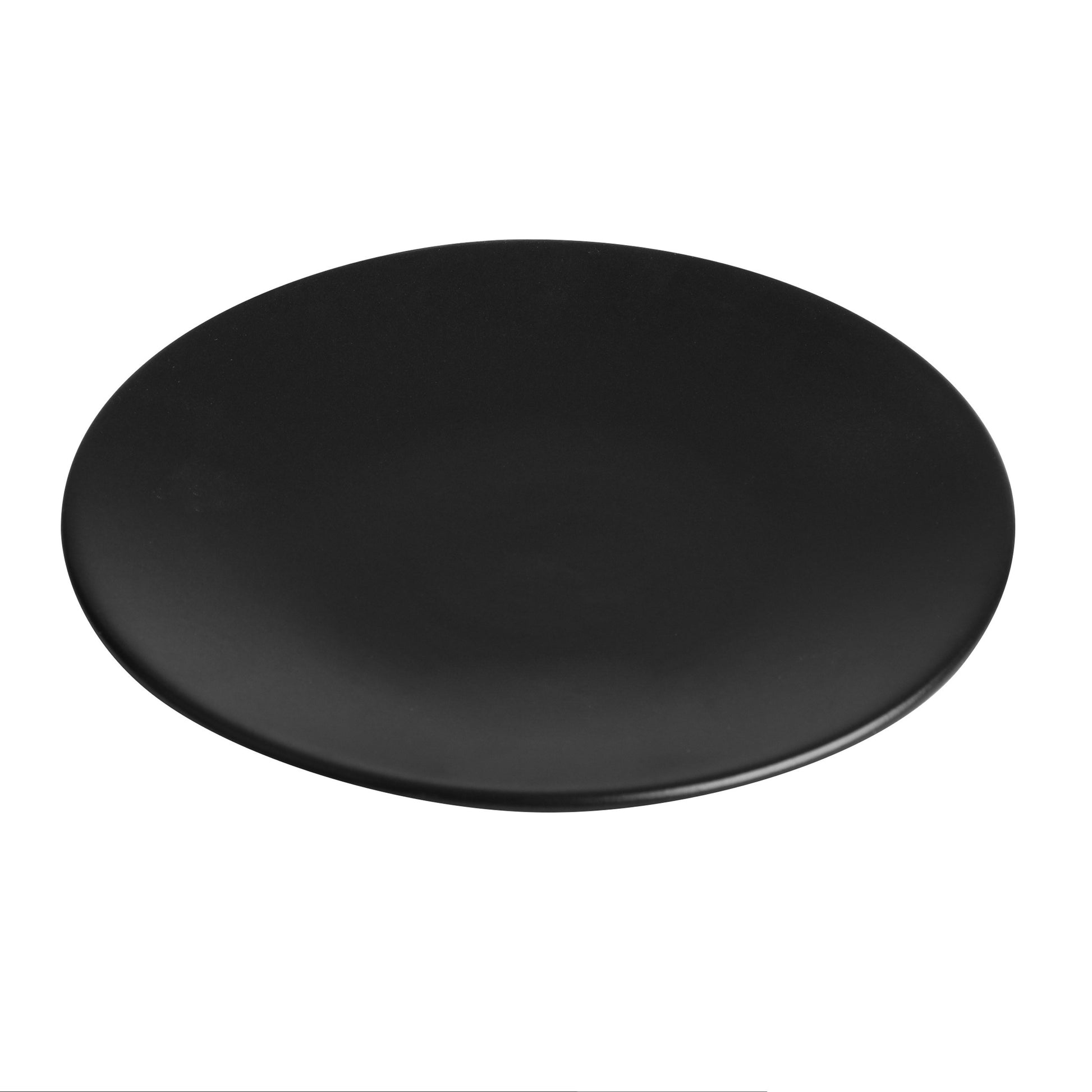 20cm Ceramic Boheme Matte Black Dessert Side Plate