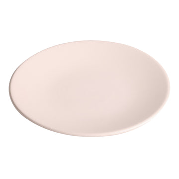 6Pcs 20cm Matte White Ceramic Round Dessert Plate