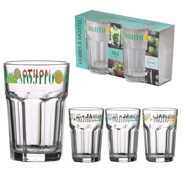 Pack of 2 365ml Mojito Serving Glasses