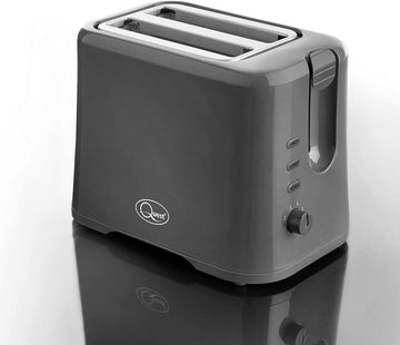Quest 870W Grey 2 Slice Compact Toaster