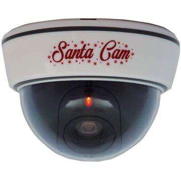 Santa Surveillance Flashing LED Dummy Christmas Kids Camera