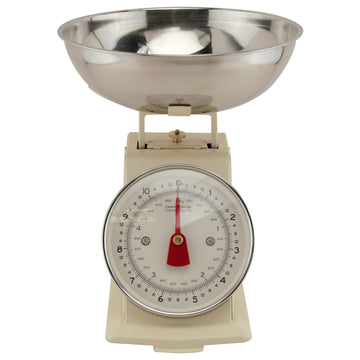 Cream Traditional Kitchen Mechanical Weighing Scale