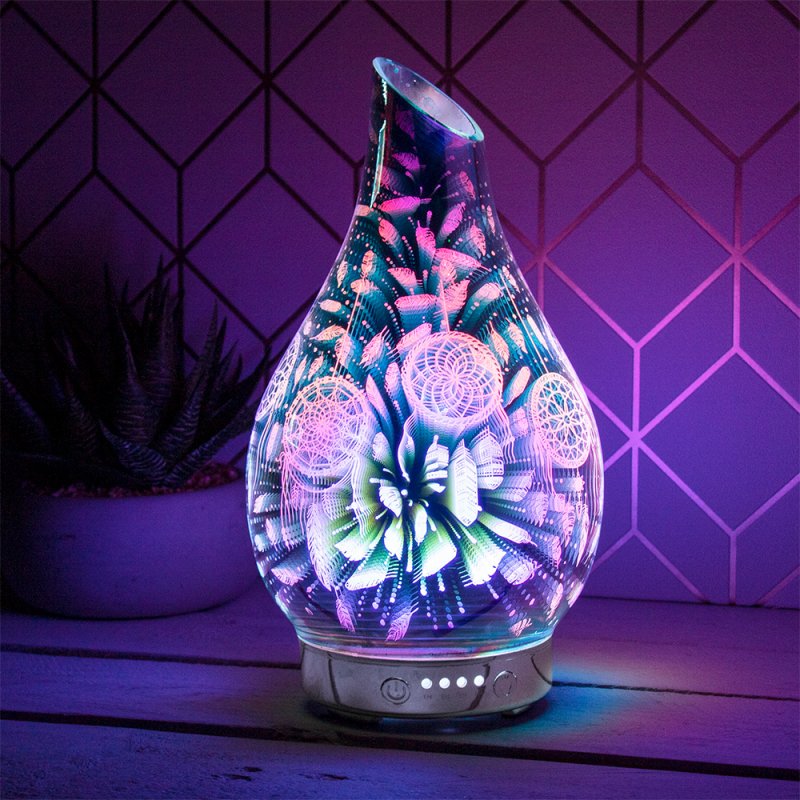 Ultrasonic Humidifier 3D Lights Dreamcatcher Aroma Scent