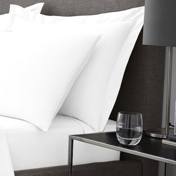 100% Egyptian Cotton 400TC Duvet Cover Set, Double, White