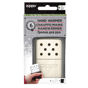 Zippo 6 Hour Catalytic Refillable Metal Pearl White Hand Warmer