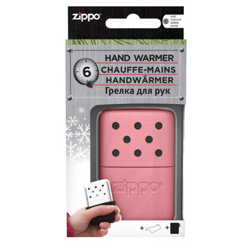 Zippo 6 Hour Catalytic Refillable Metal Compact Pink Hand Warmer