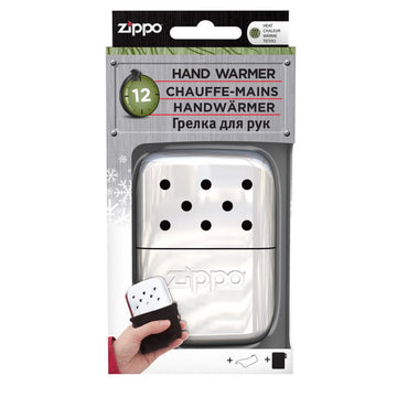 Zippo 12 Hour Refillable Metal High Polished Chrome Hand Warmer