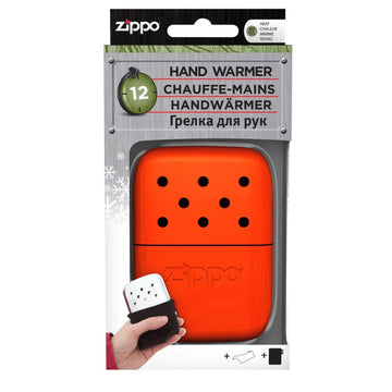 Zippo 12 Hour Catalytic Refillable Metal Compact Orange Hand Warmer