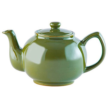 Price & Kensington Brights 1.1L Olive Green Porcelain Green Teapot