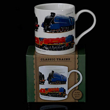 Classic Vintage Trains 350ml Fine China Mug