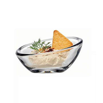 Set of 6 Clear Glass Tapas Dessert Serving Dish Sundae Bowls