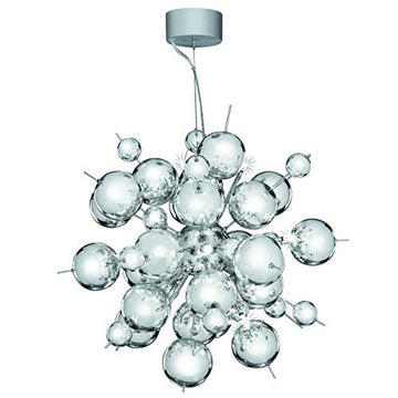 Molecule 12 Lights Polished Chrome Pendant