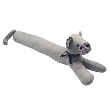 Grey Cat Door Draught Stopper
