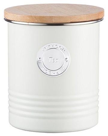 Typhoon Living Cream Stainless Steel Tea Canister