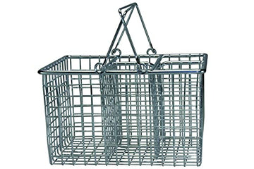 Chrome Wire Cutlery Basket Holder Utensil Caddy