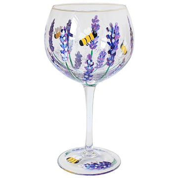 Bees & Lavender Gin Cocktail Balloon Copa Glass