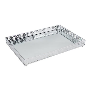 35x23cm Silver Mirrored Vanity Tray